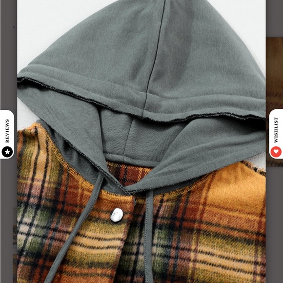 Frayed Flannel Medium Jacket - Picture 3 of 5